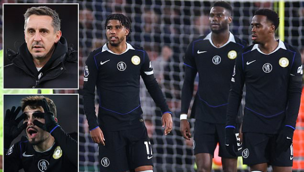 Gary Neville จวกแนวรับเชลซีอ่อนเกินลุ้นแชมป์พรีเมียร์ลีก